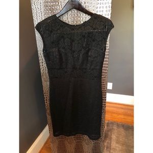 GUESS Lace Cut Out Dress